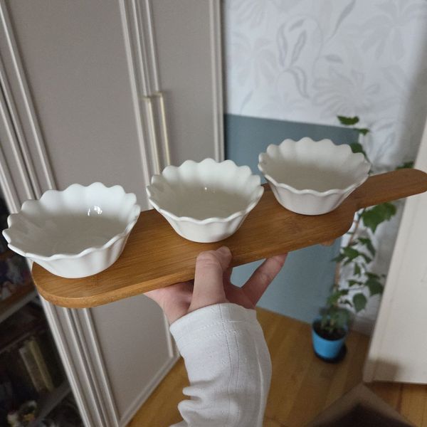 Менажница керамическая