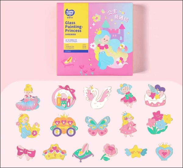 Раскраски брелоков витражными красками